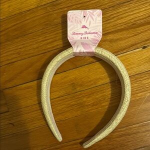 Tommy Bahama Kids Beige Woven Headband